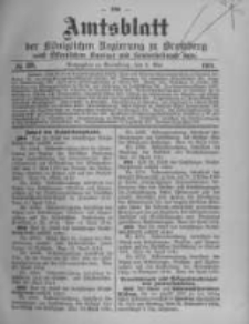 Amtsblatt der Königlichen Preussischen Regierung zu Bromberg. 1914.05.09 No.19