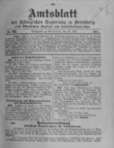 Amtsblatt der Königlichen Preussischen Regierung zu Bromberg. 1914.05.30 No.22