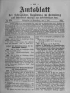 Amtsblatt der Königlichen Preussischen Regierung zu Bromberg. 1914.07.04 No.27