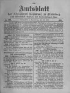 Amtsblatt der Königlichen Preussischen Regierung zu Bromberg. 1914.07.18 No.29