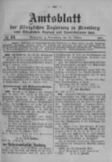 Amtsblatt der Königlichen Preussischen Regierung zu Bromberg. 1914.10.24 No.43