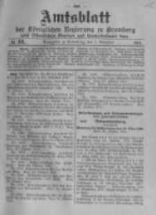 Amtsblatt der Königlichen Preussischen Regierung zu Bromberg. 1914.11.07 No.45