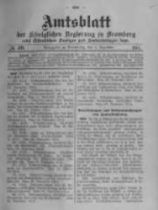 Amtsblatt der Königlichen Preussischen Regierung zu Bromberg. 1914.12.05 No.49