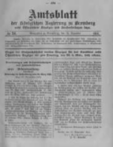 Amtsblatt der Königlichen Preussischen Regierung zu Bromberg. 1914.12.19 No.51