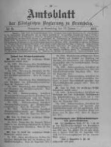 Amtsblatt der K&ouml;niglichen Preussischen Regierung zu Bromberg. 1912.01.18 No.3