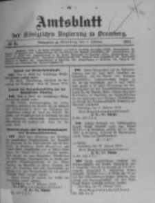 Amtsblatt der K&ouml;niglichen Preussischen Regierung zu Bromberg. 1912.02.08 No.6