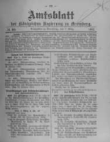 Amtsblatt der Königlichen Preussischen Regierung zu Bromberg. 1912.03.07 No.10