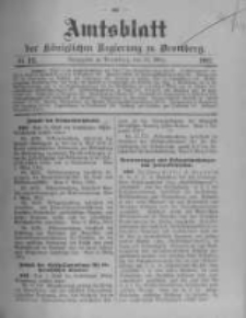 Amtsblatt der K&ouml;niglichen Preussischen Regierung zu Bromberg. 1912.03.21 No.12