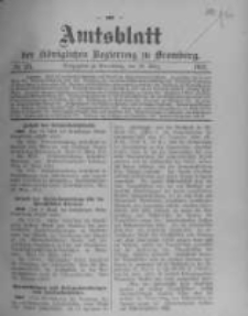 Amtsblatt der Königlichen Preussischen Regierung zu Bromberg. 1912.03.28 No.13
