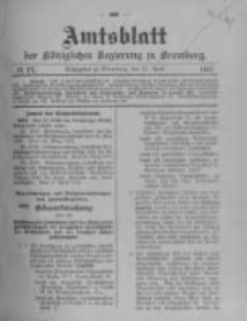 Amtsblatt der Königlichen Preussischen Regierung zu Bromberg. 1912.04.25 No.17