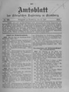 Amtsblatt der K&ouml;niglichen Preussischen Regierung zu Bromberg. 1912.07.18 No.29