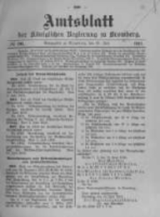 Amtsblatt der K&ouml;niglichen Preussischen Regierung zu Bromberg. 1912.07.25 No.30