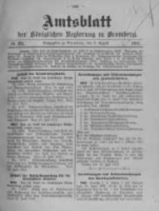 Amtsblatt der Königlichen Preussischen Regierung zu Bromberg. 1912.08.08 No.32