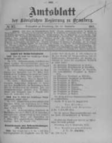 Amtsblatt der K&ouml;niglichen Preussischen Regierung zu Bromberg. 1912.09.12 No.37