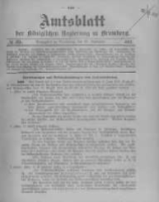 Amtsblatt der Königlichen Preussischen Regierung zu Bromberg. 1912.09.26 No.39