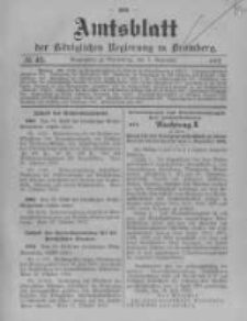 Amtsblatt der Königlichen Preussischen Regierung zu Bromberg. 1912.11.07 No.45
