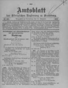 Amtsblatt der K&ouml;niglichen Preussischen Regierung zu Bromberg. 1912.11.14 No.46