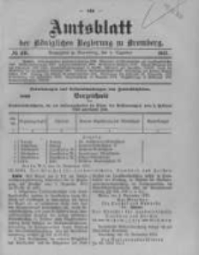 Amtsblatt der K&ouml;niglichen Preussischen Regierung zu Bromberg. 1912.12.05 No.49