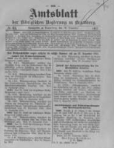 Amtsblatt der K&ouml;niglichen Preussischen Regierung zu Bromberg. 1912.12.19 No.51