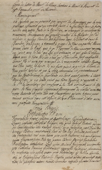 Kopia listu nuncjusza Santini do prymasa [Potocki Teodor Andrzej] oraz Breve Benedykta XIII - odpowiedź prymasa na list nuncjusza 1727