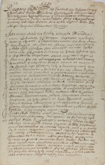 Respons JKMci na Instrukcyą wdztw poznań; i kaliski; urodz. Mścisłowi Zaleskiemu, podczaszemu brzeskiemu y Stanisławowi z Homencic Morawskiemu, posłom tychże wdztw dany z Kancellaryi Koronny w Białym Dworze Dnia 20 Sierpnia Roku Pańskiego 1703