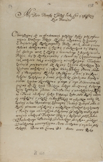 Uniwersał Piotra I do Polaków, obiecujący zachowanie przywilejów, wolnej elekcji etc. z 1707 roku