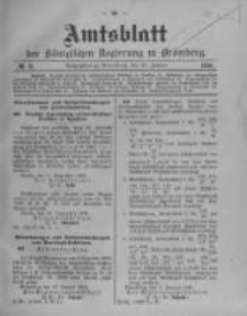 Amtsblatt der Königlichen Preussischen Regierung zu Bromberg. 1910.01.20 No.3