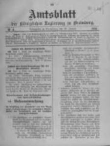 Amtsblatt der Königlichen Preussischen Regierung zu Bromberg. 1910.01.27 No.4
