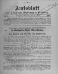 Amtsblatt der Königlichen Preussischen Regierung zu Bromberg. 1910.02.10 No.6