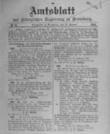 Amtsblatt der K&ouml;niglichen Preussischen Regierung zu Bromberg. 1910.02.24 No.8