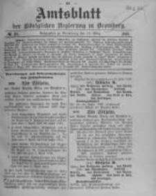 Amtsblatt der Königlichen Preussischen Regierung zu Bromberg. 1910.03.17 No.11