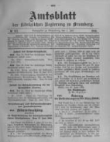 Amtsblatt der K&ouml;niglichen Preussischen Regierung zu Bromberg. 1910.07.07 No.27