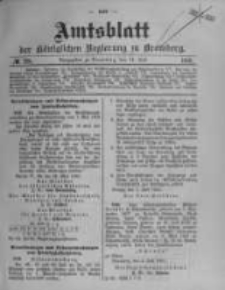 Amtsblatt der Königlichen Preussischen Regierung zu Bromberg. 1910.07.14 No.28