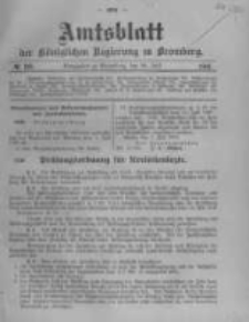 Amtsblatt der Königlichen Preussischen Regierung zu Bromberg. 1910.07.28 No.30