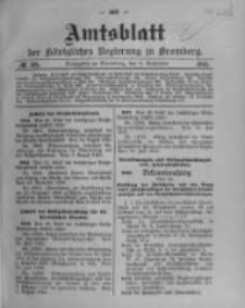 Amtsblatt der K&ouml;niglichen Preussischen Regierung zu Bromberg. 1910.09.08 No.36