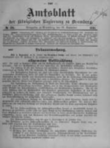 Amtsblatt der Königlichen Preussischen Regierung zu Bromberg. 1910.09.22 No.38
