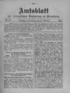 Amtsblatt der Königlichen Preussischen Regierung zu Bromberg. 1910.11.24 No.47