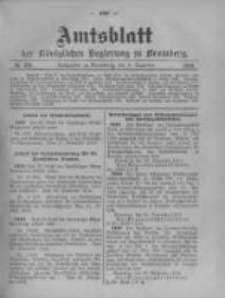 Amtsblatt der K&ouml;niglichen Preussischen Regierung zu Bromberg. 1910.12.08 No.49