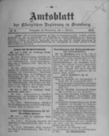 Amtsblatt der K&ouml;niglichen Preussischen Regierung zu Bromberg. 1913.02.01 No.5