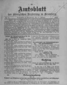 Amtsblatt der Königlichen Preussischen Regierung zu Bromberg. 1913.02.15 No.7
