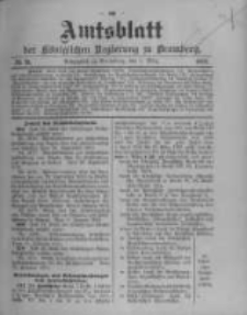 Amtsblatt der K&ouml;niglichen Preussischen Regierung zu Bromberg. 1913.03.01 No.9