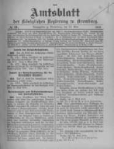Amtsblatt der Königlichen Preussischen Regierung zu Bromberg. 1913.05.24 No.21
