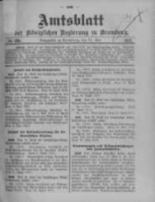 Amtsblatt der K&ouml;niglichen Preussischen Regierung zu Bromberg. 1913.05.31 No.22