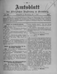 Amtsblatt der Königlichen Preussischen Regierung zu Bromberg. 1913.06.07 No.23