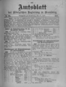 Amtsblatt der K&ouml;niglichen Preussischen Regierung zu Bromberg. 1913.06.14 No.24