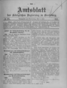 Amtsblatt der K&ouml;niglichen Preussischen Regierung zu Bromberg. 1913.07.05 No.27