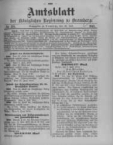 Amtsblatt der Königlichen Preussischen Regierung zu Bromberg. 1913.07.19 No.29