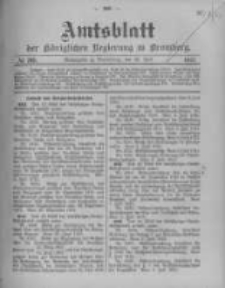 Amtsblatt der Königlichen Preussischen Regierung zu Bromberg. 1913.07.26 No.30