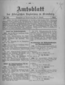 Amtsblatt der K&ouml;niglichen Preussischen Regierung zu Bromberg. 1913.08.16 No.33