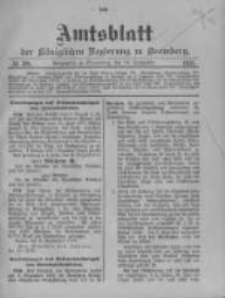 Amtsblatt der Königlichen Preussischen Regierung zu Bromberg. 1913.09.20 No.38